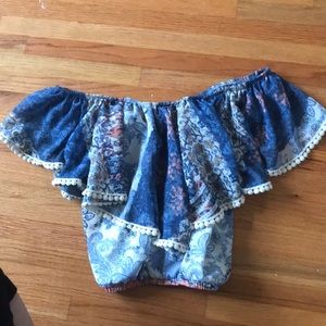 off the shoulder blouse